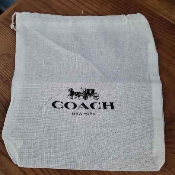 Coach Handbags - Coach 8" x 8" Cotton Protective Draw String Bags